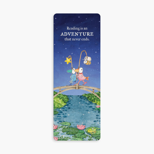 BK51 - Reading is an adventure that never ends. - Twigseeds Bookmark