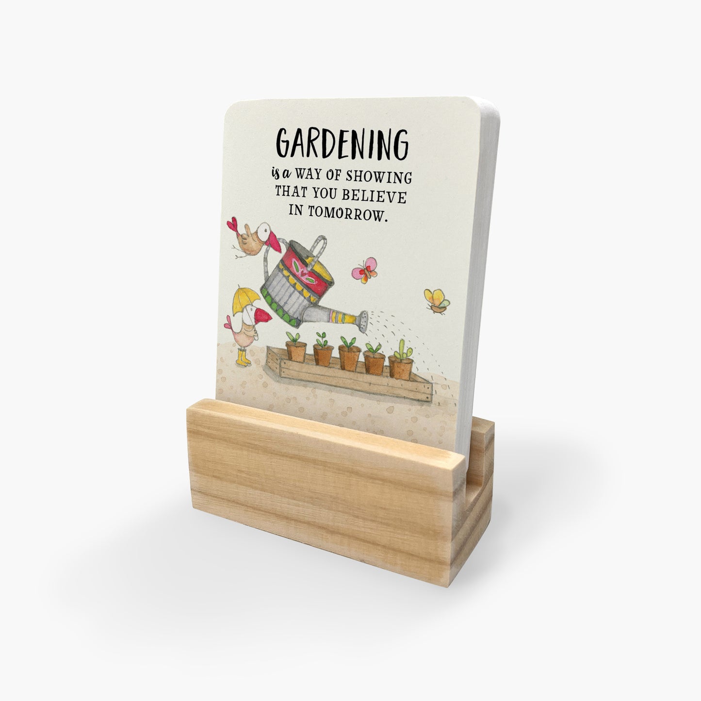 DGP - Up The Garden Path - Twigseeds 24 Affirmation Cards + Stand