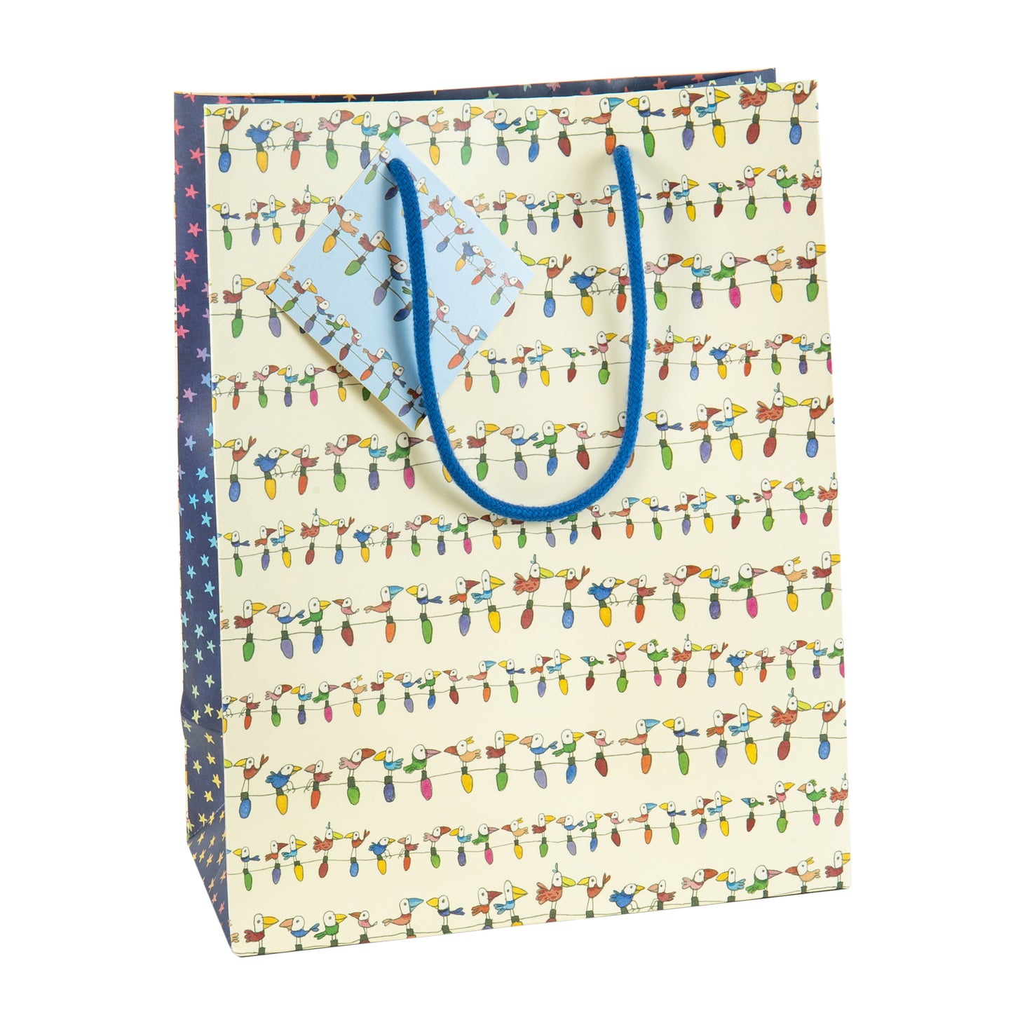 Twigseeds Gift Bag Large - Birds on Wire