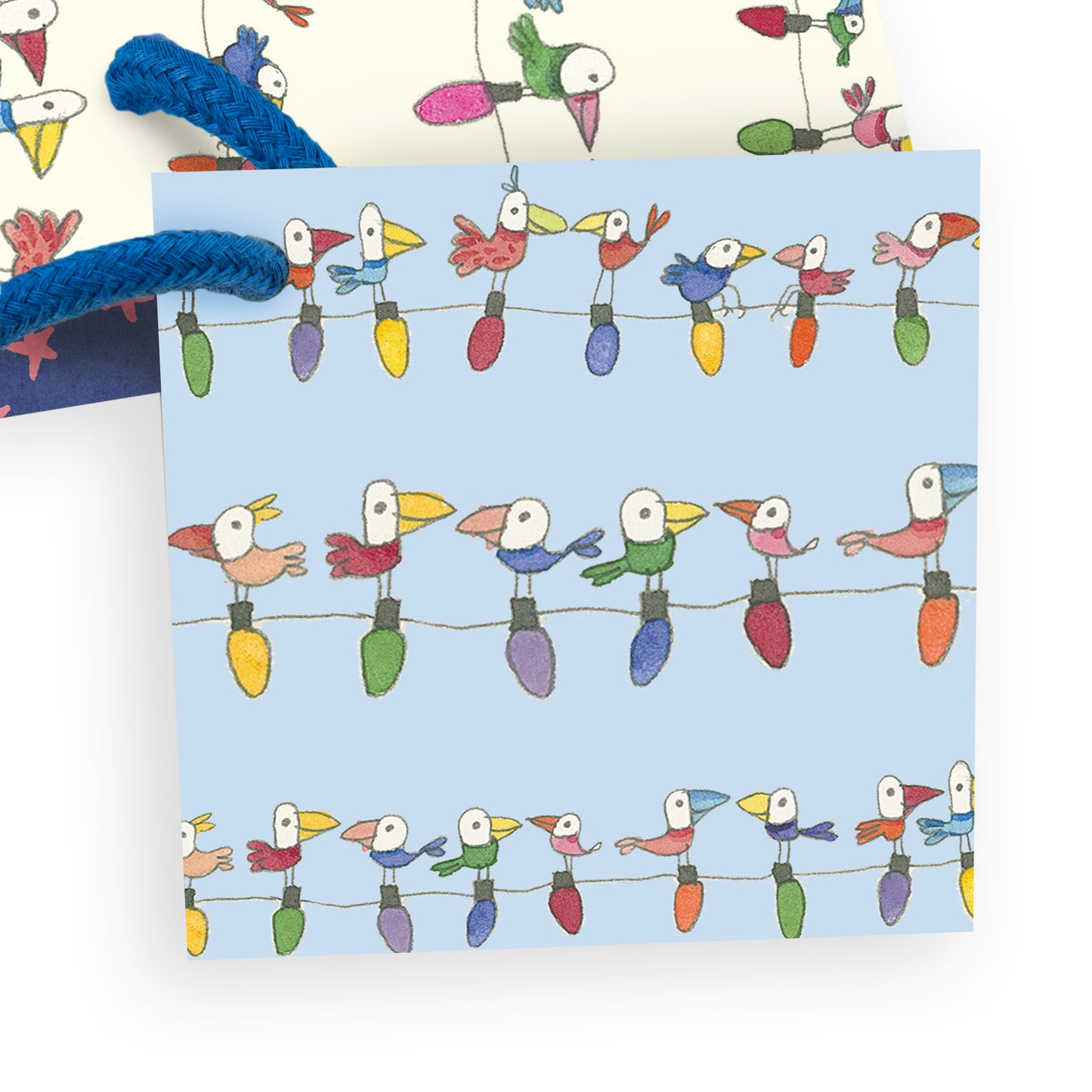 Twigseeds Gift Bag Medium - Birds on Wire